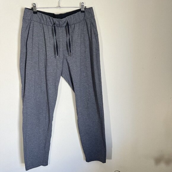 Lululemon On The Fly Pant 28” Heathered Gray  Women’s Size 8 - Picture 1 of 6